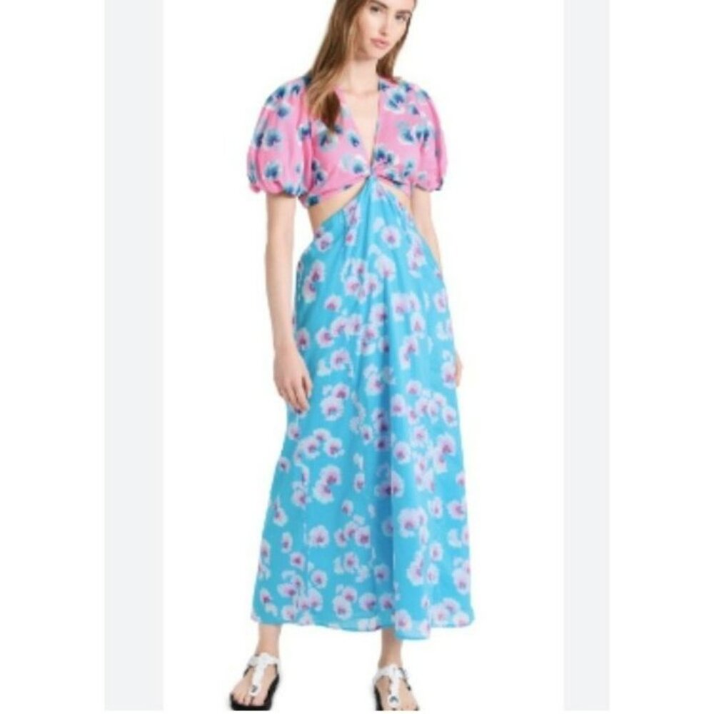 Banjanan Mariana New NWT Maxi Dress In Floral Bright Size Medium Woman’s